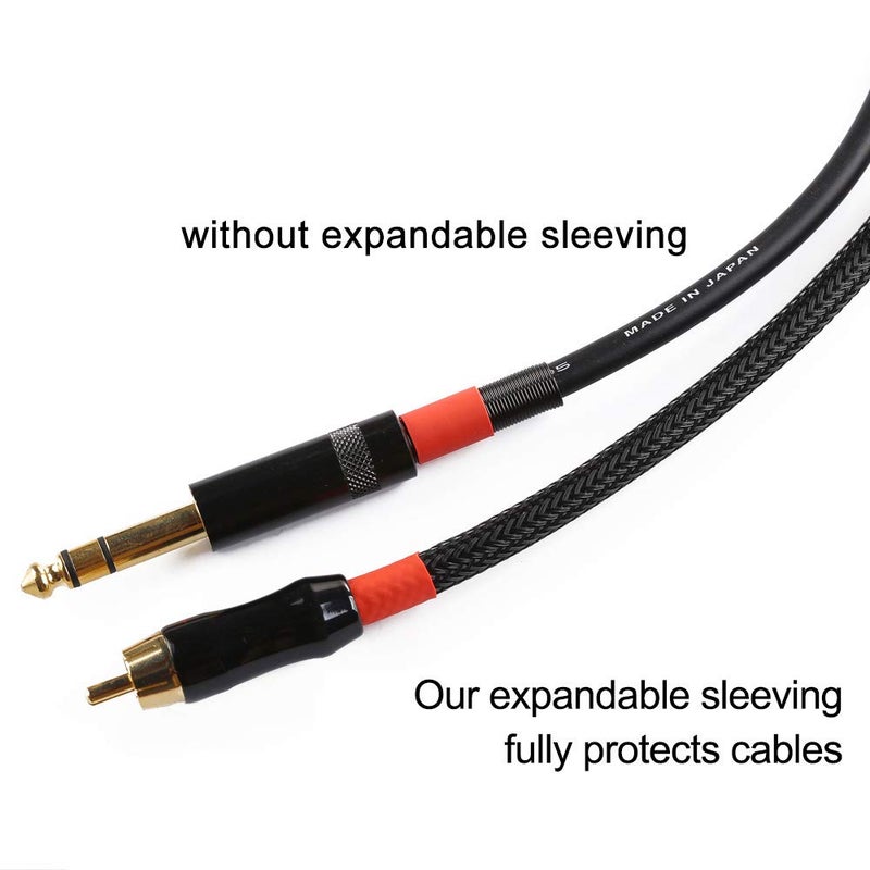 Alex Tech 25ft - 1.5 inch PET Expandable Braided Sleeving â€“ Black â€“ Alex Tech Braided Cable Sleeve - Image 2